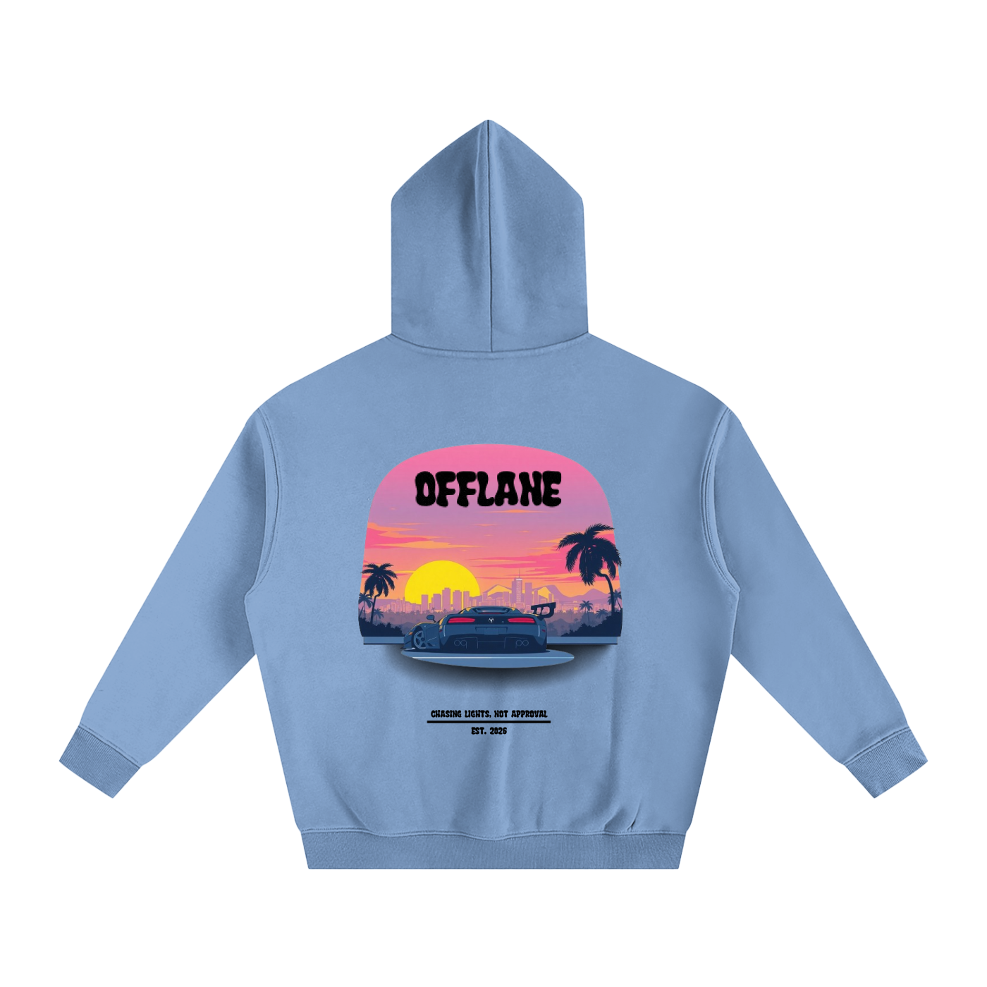 OFFLANE-MIAMI CAR HOODIE