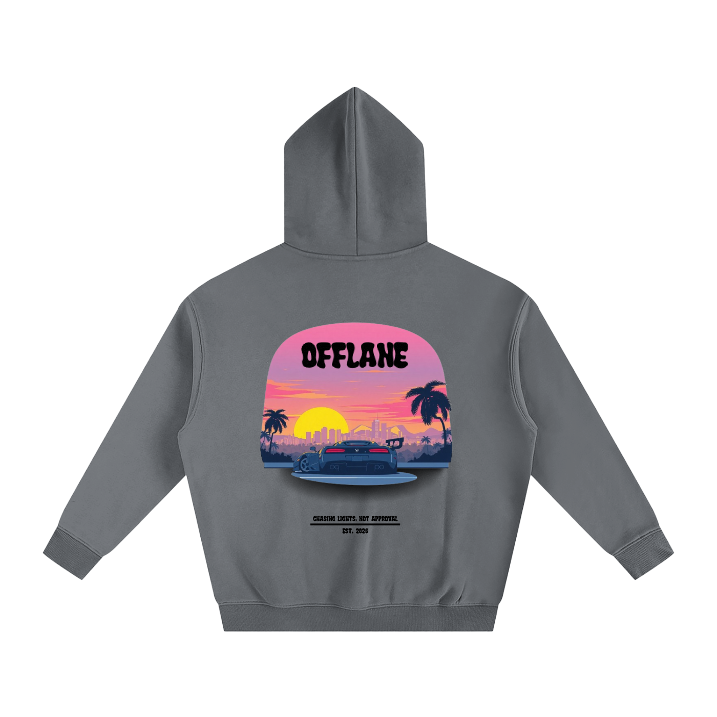 OFFLANE-MIAMI CAR HOODIE