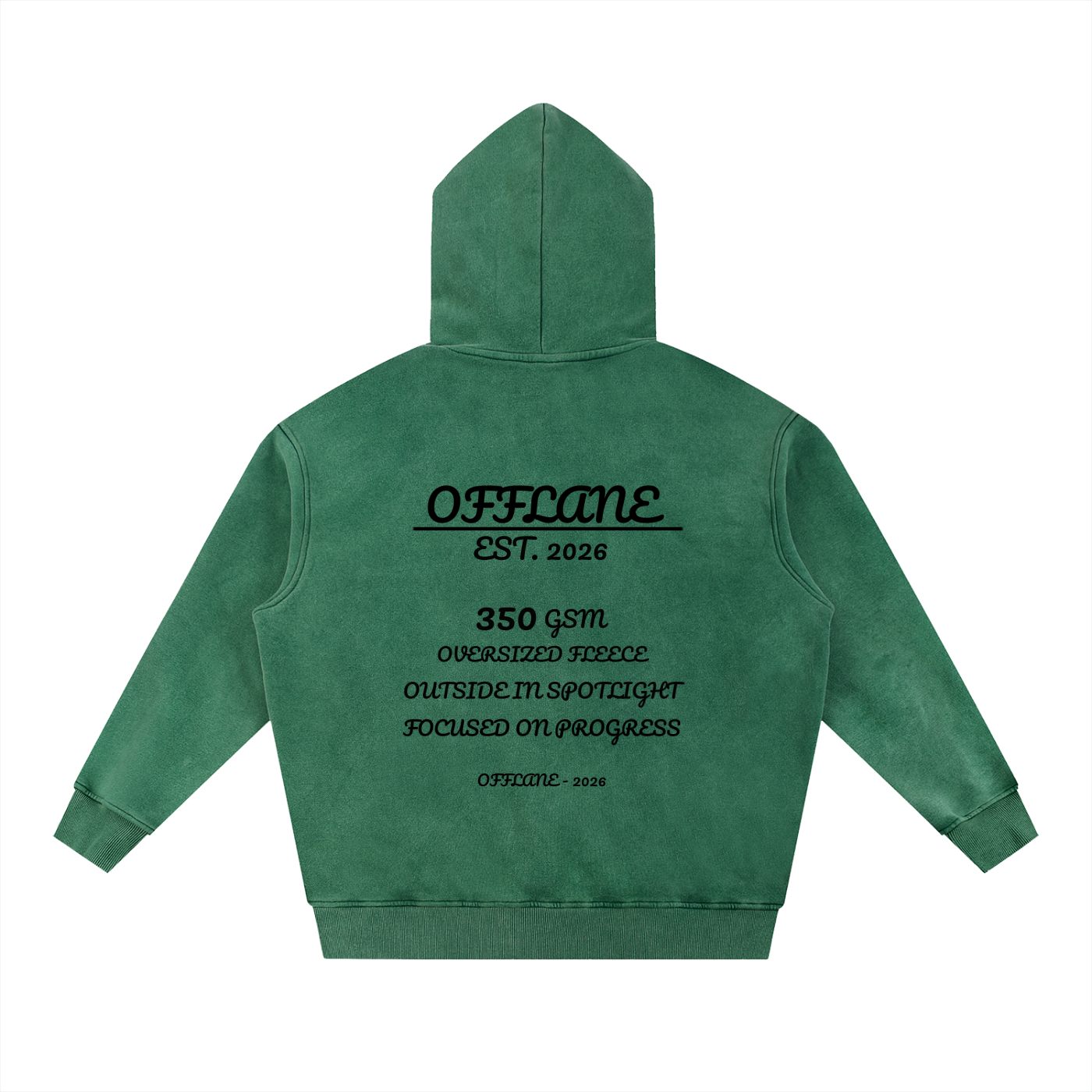 OFFLANE-WASHED HOODIE