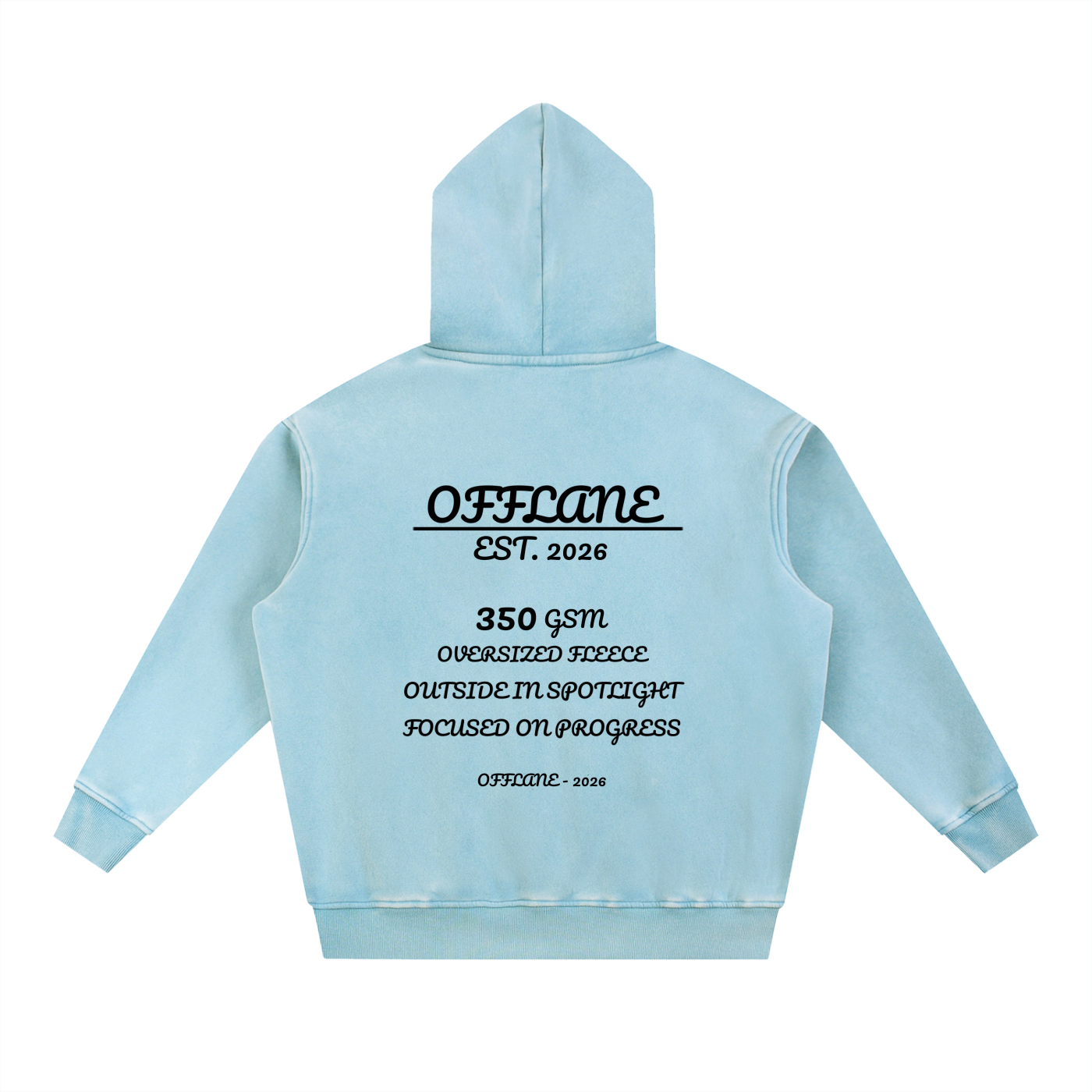 OFFLANE-WASHED HOODIE