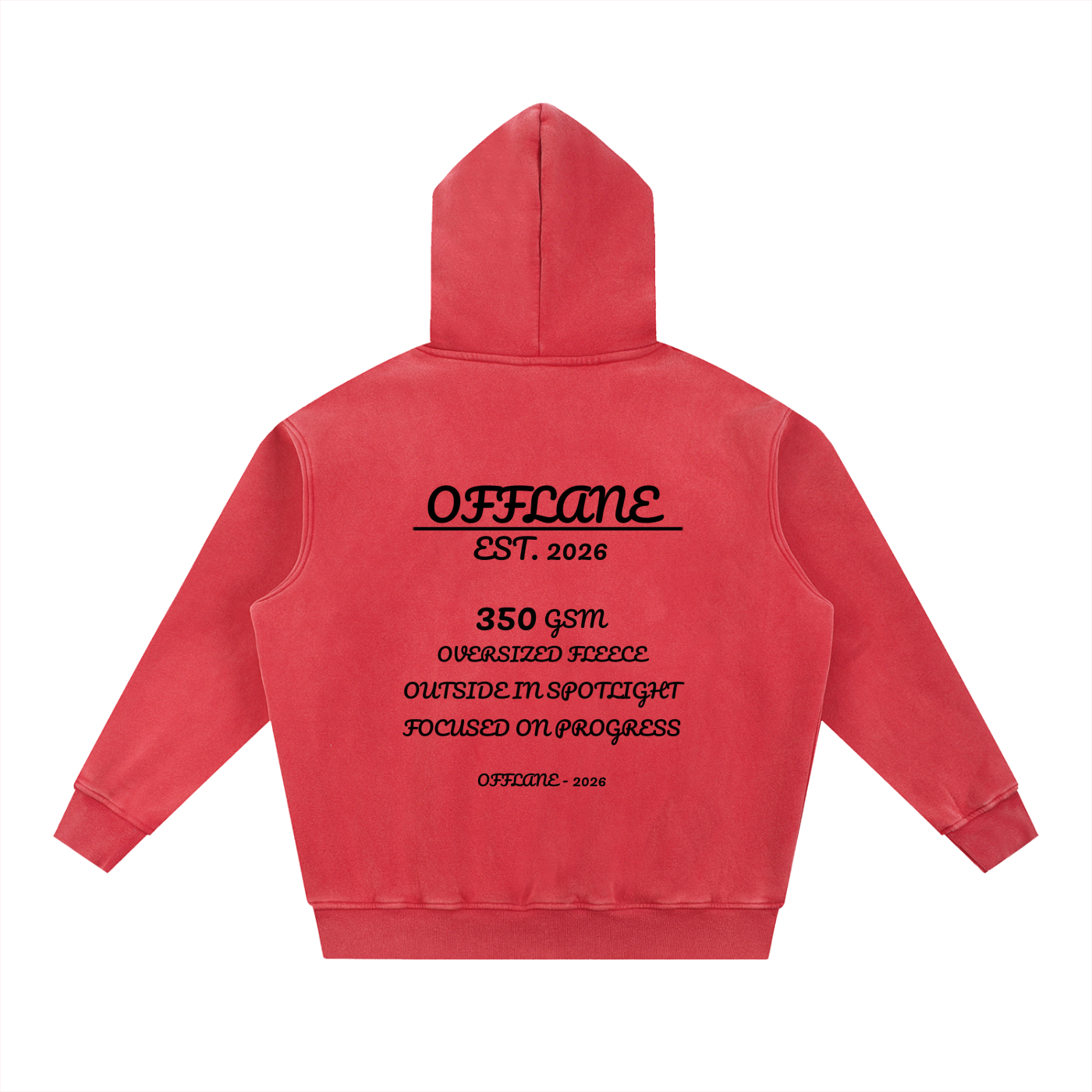 OFFLANE-WASHED HOODIE