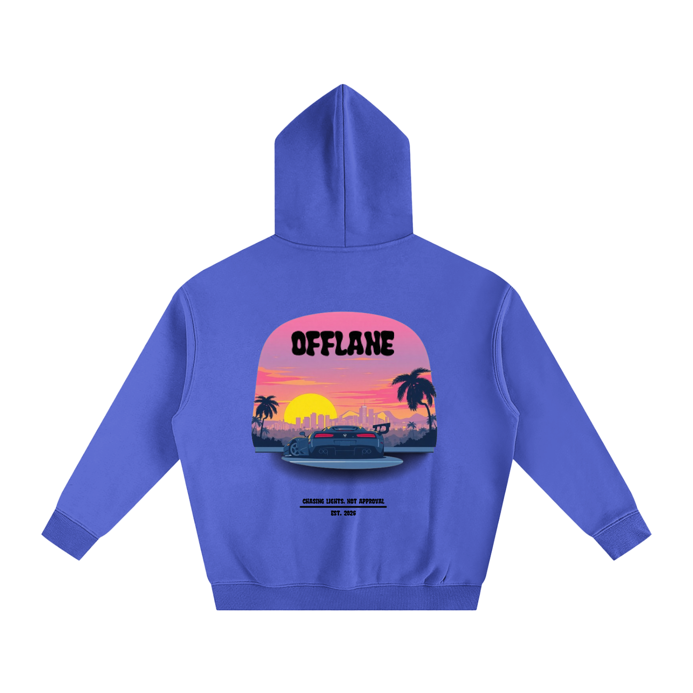 OFFLANE-MIAMI CAR HOODIE