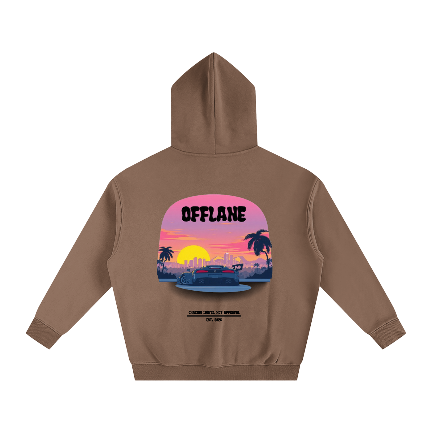 OFFLANE-MIAMI CAR HOODIE